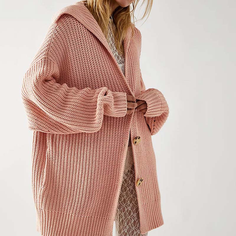 Drune | Strickstrickjacke für Damen mit Knopfleiste