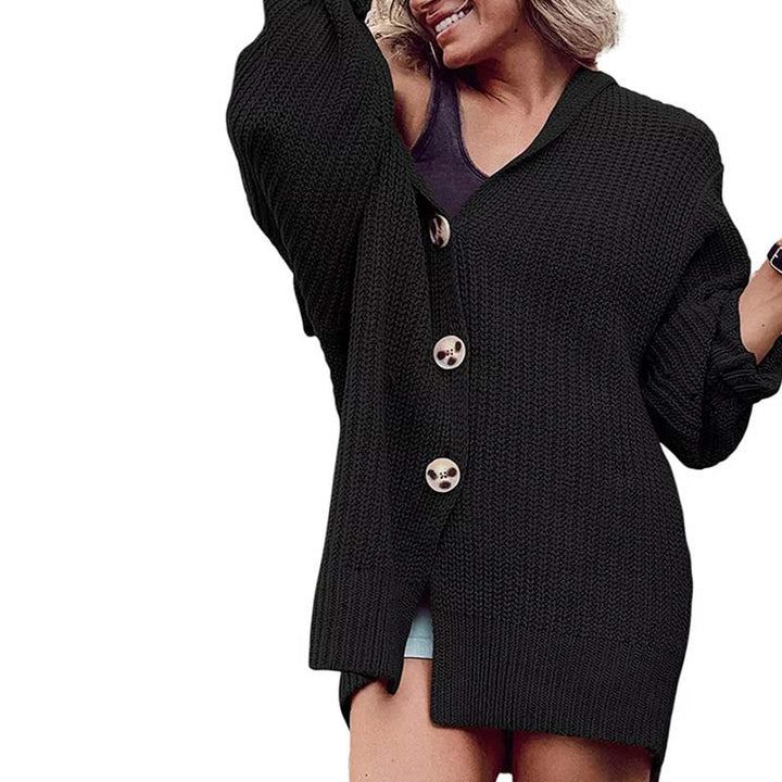 Drune | Strickstrickjacke für Damen mit Knopfleiste