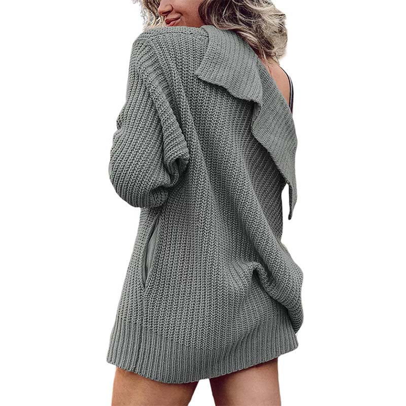 Drune | Strickstrickjacke für Damen mit Knopfleiste