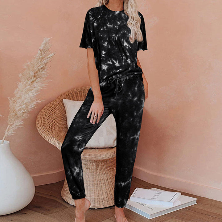 Damen Lounge Set im modernen Batikdesign Drune