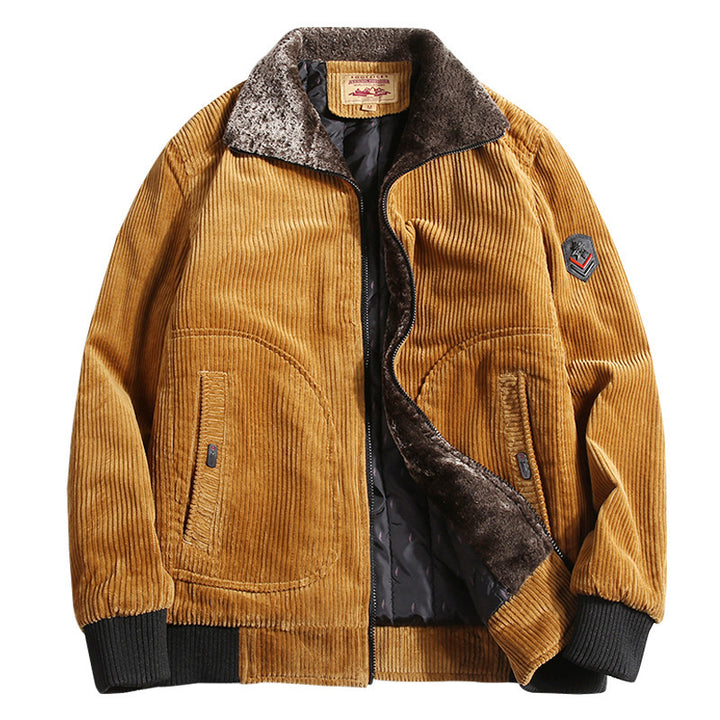 Herren Stylische Cordjacke Drune