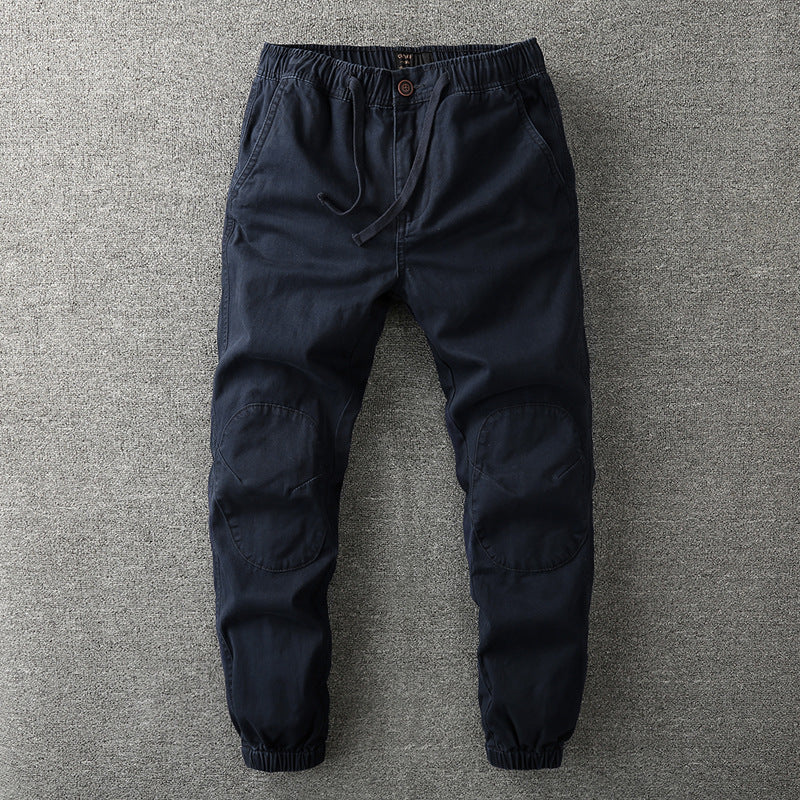 Herren Cargohose im Jogger‑Stil mit elastischem Bund und Knieverstärkung Drune