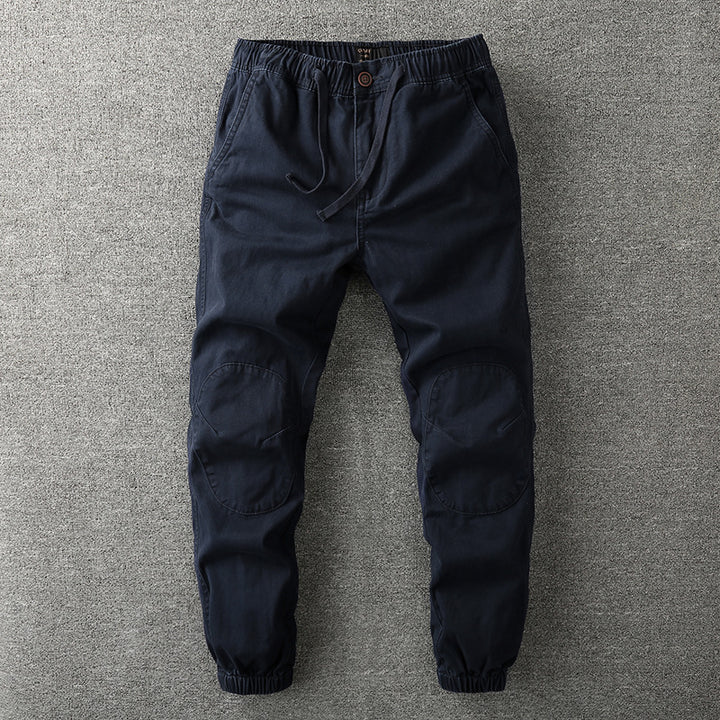 Herren Cargohose im Jogger‑Stil mit elastischem Bund und Knieverstärkung Drune