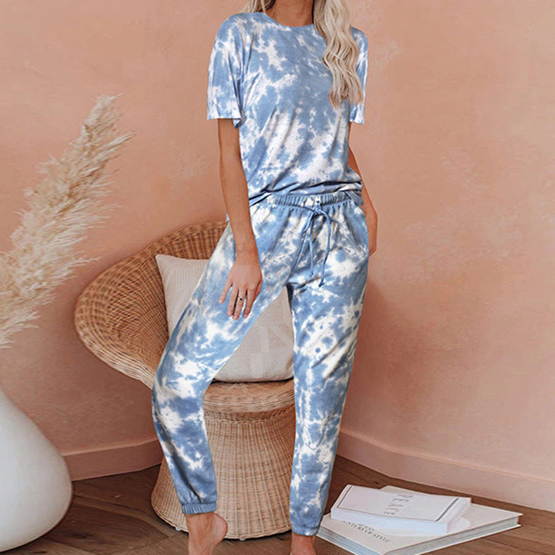 Damen Lounge Set im modernen Batikdesign Drune