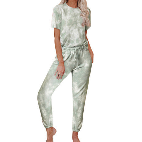Damen Lounge Set im modernen Batikdesign Drune
