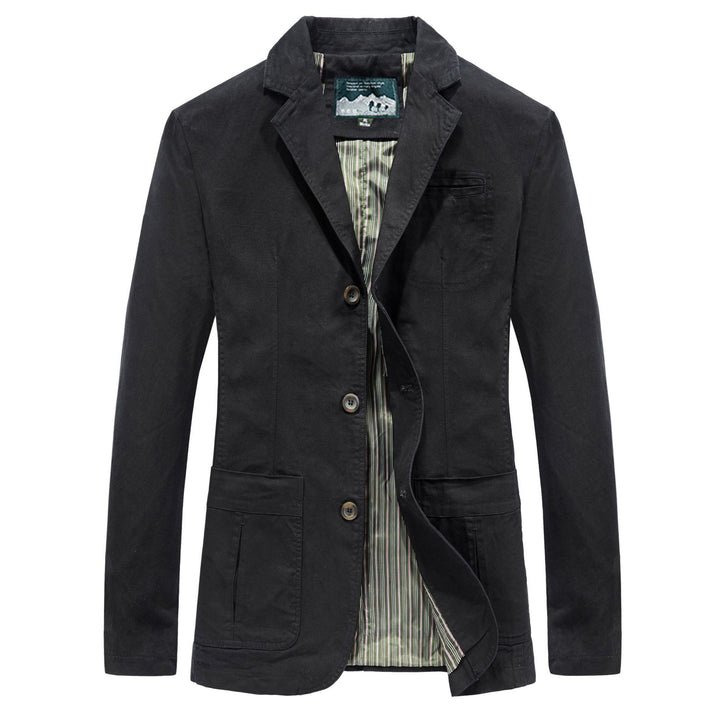 Herren Casual Baumwollblazer Drune