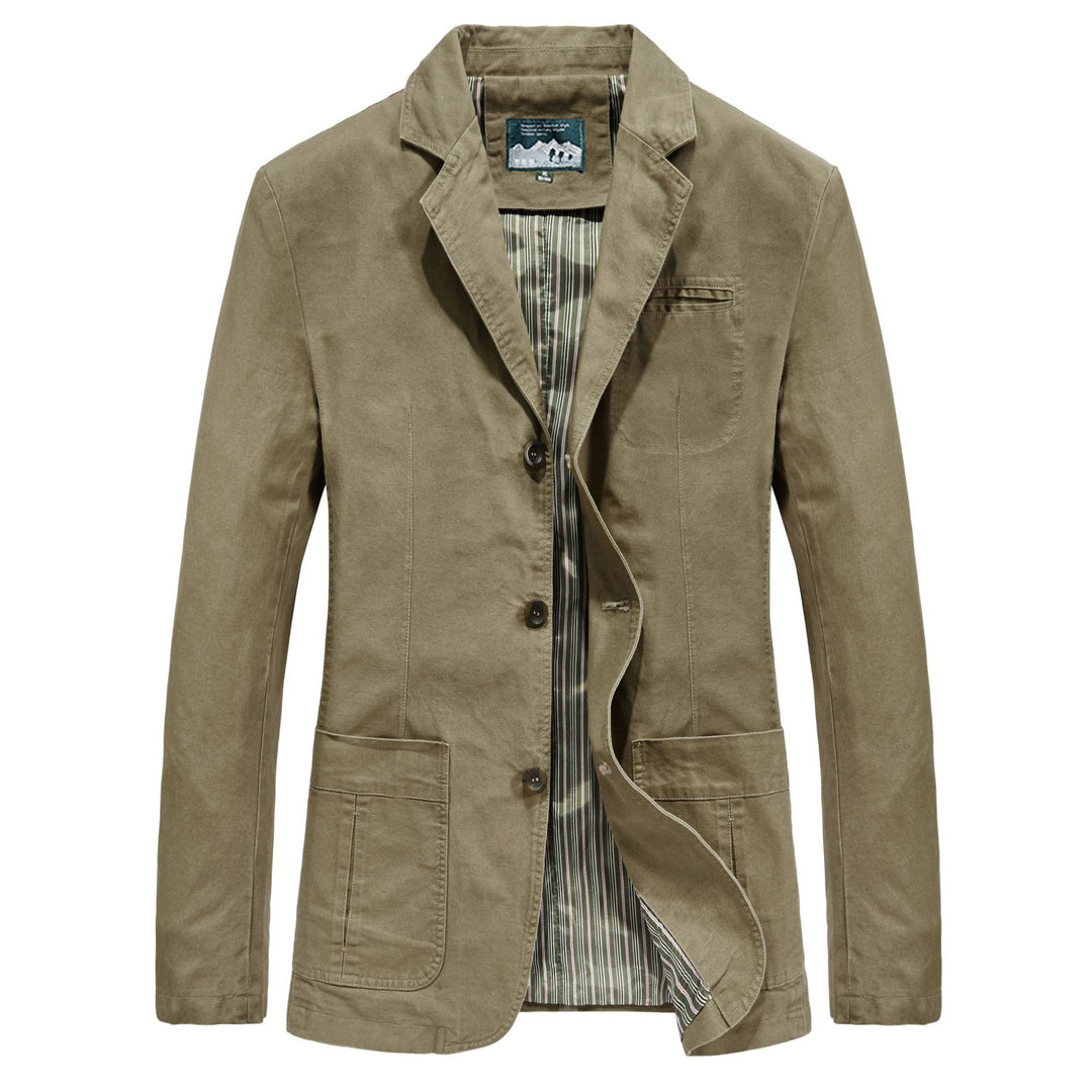 Herren Casual Baumwollblazer Drune