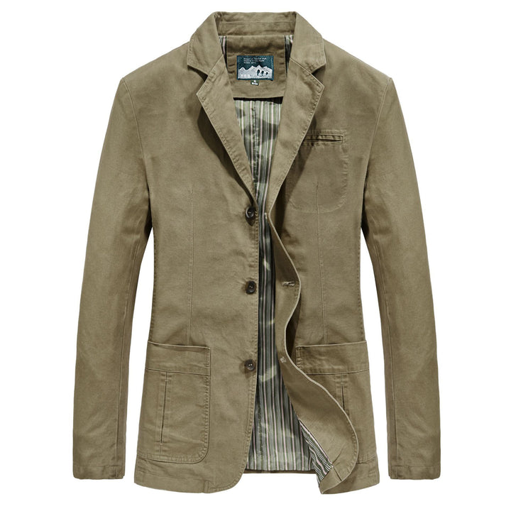 Herren Casual Baumwollblazer Drune