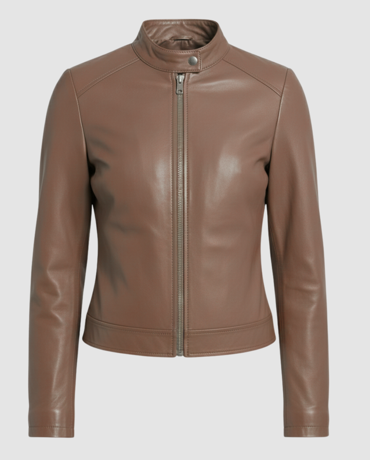 Elegante Lederjacke Damen | Drune