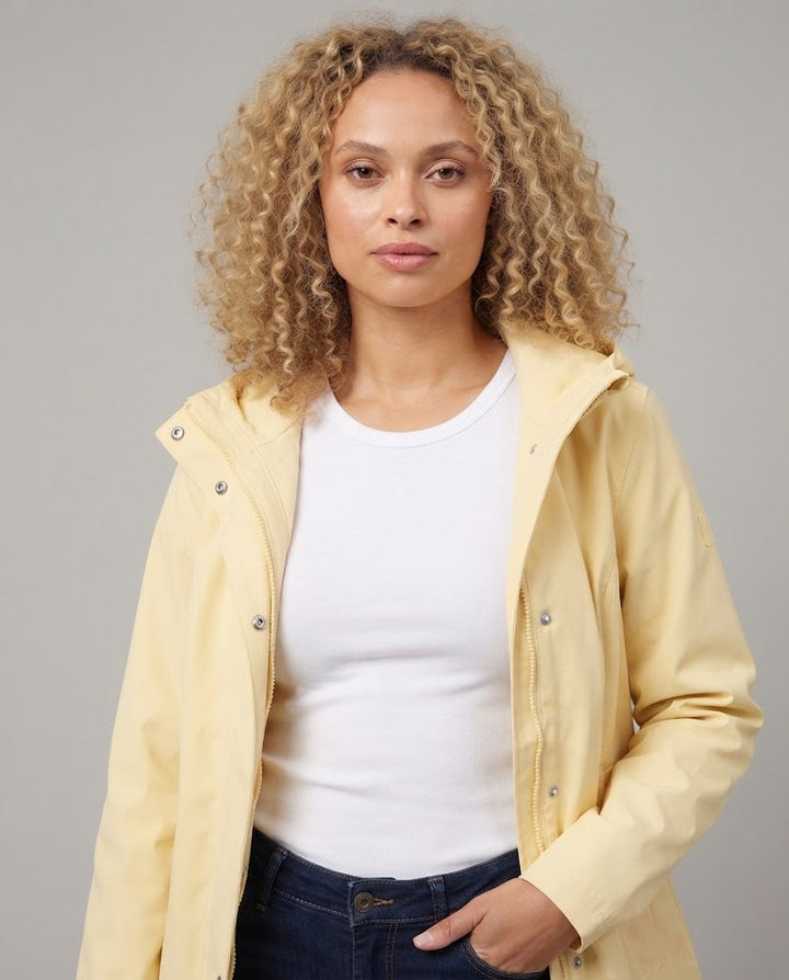 Damen Wasserabweisende Outdoor-Jacke mit Kapuze Drune