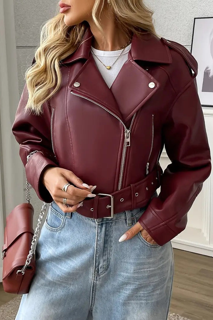 Drune | Kürz Lederjacke