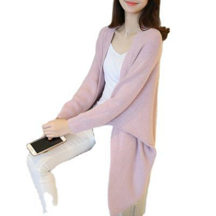 Damen Offene-Front Langstrick-Cardigan Drune
