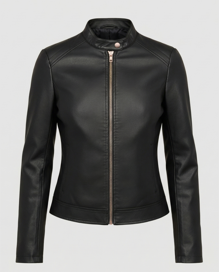 Elegante Lederjacke Damen | Drune