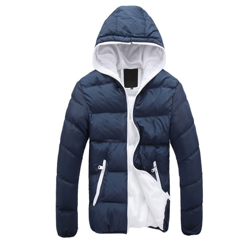 Herren nan winddichte Mikrofaser-Steppjacke mit gesteppter Thermopanel-Konstruktion und Kontrastfutter Drune
