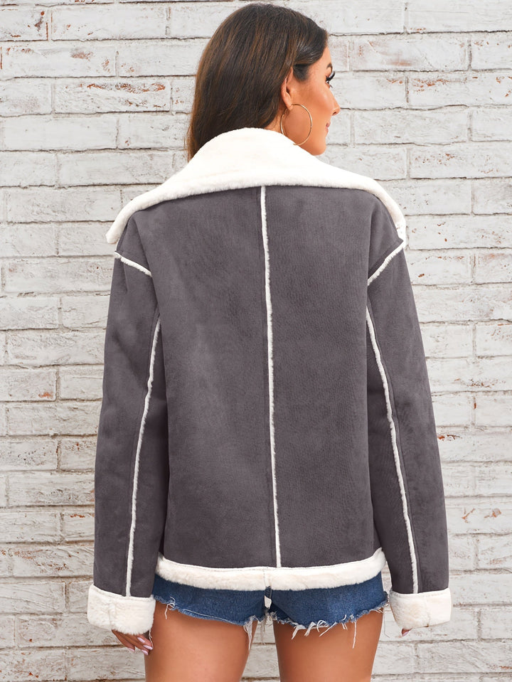 Drune | Winterjacke für Damen - gemütlich mit Schafsfellkragen