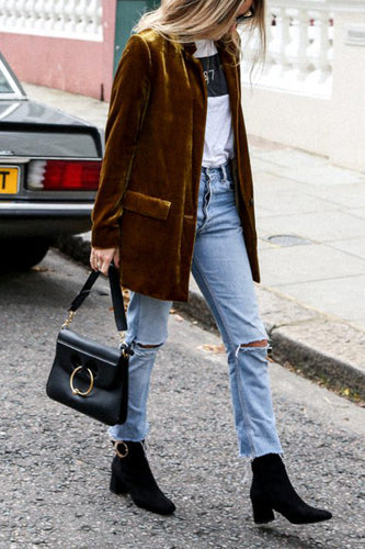 Drune | Blazer aus Samt im Streetstyle