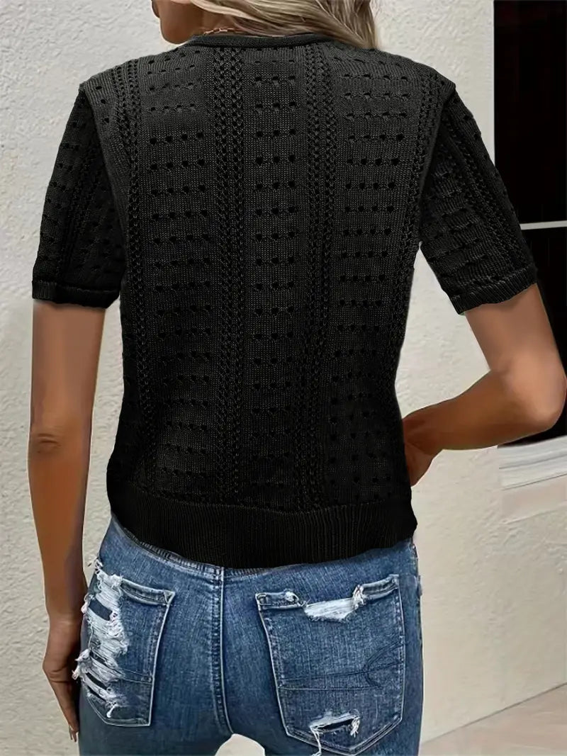 Drune | Vielseitiger Komfort, Elegante Strickjacke Mit V-ausschnitt Für Frauen