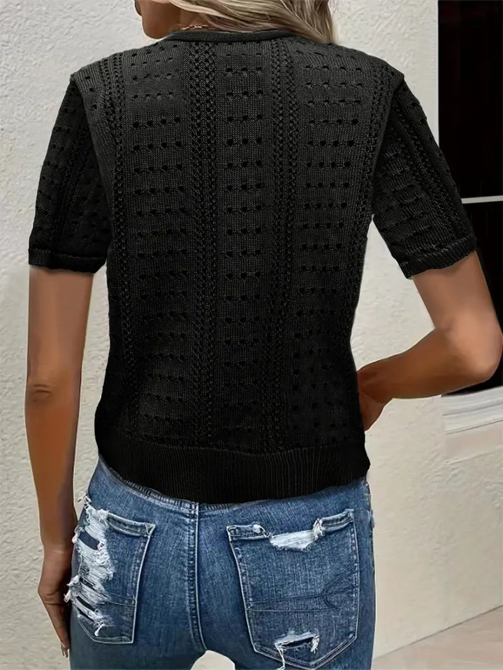 Drune | Vielseitiger Komfort, Elegante Strickjacke Mit V-ausschnitt Für Frauen