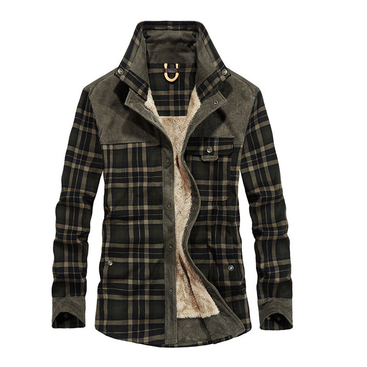Herren Wärmende und Stilvolle Flanelljacke Drune