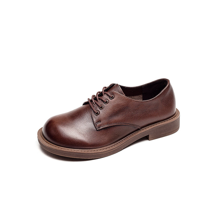 Damen Schnürschuhe aus hochwertigem Leder mit robustem Sohlenprofil Drune