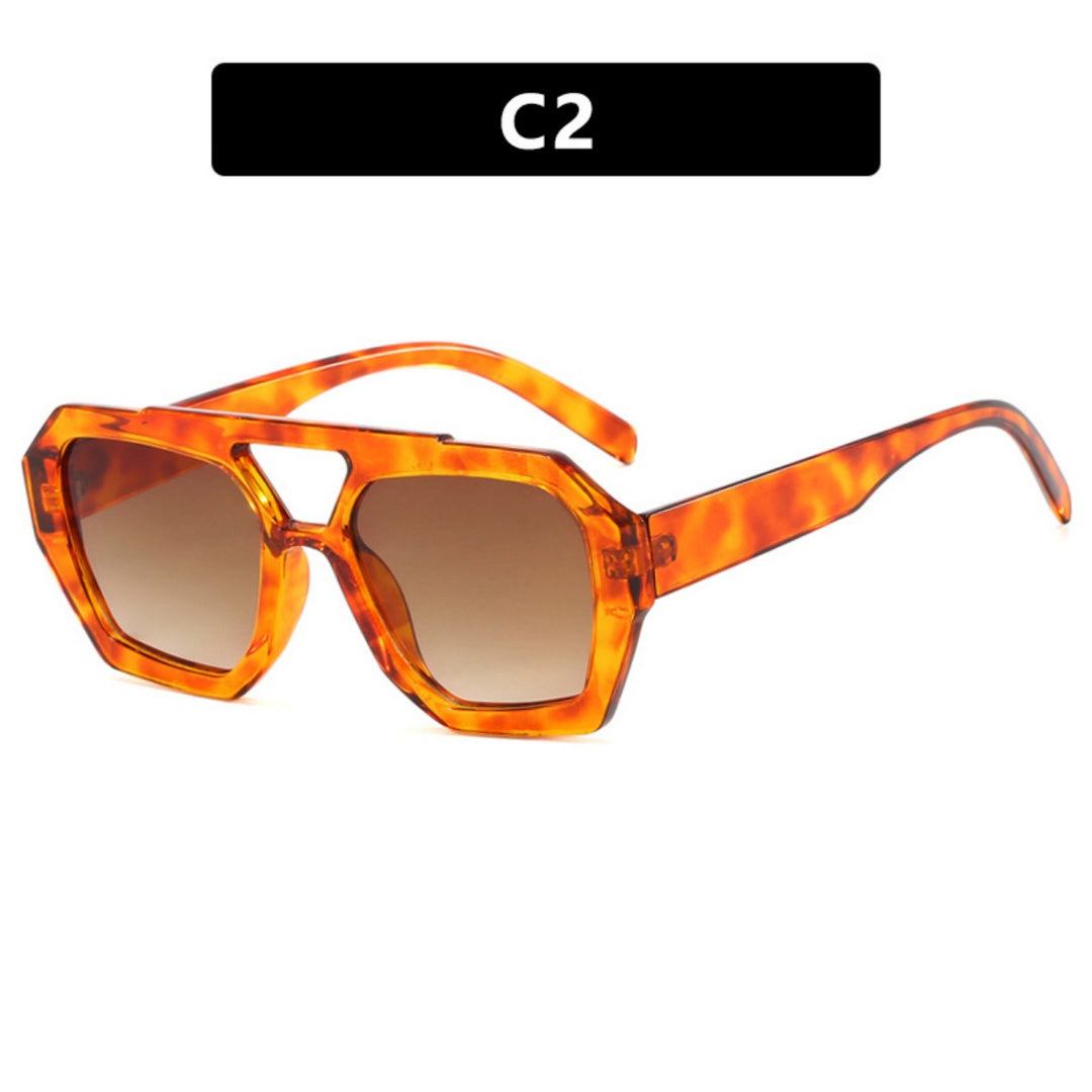Drune | Unregelmäßige Doppelstrahl-Sonnenbrille