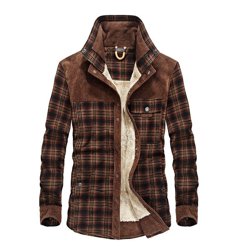 Herren Wärmende und Stilvolle Flanelljacke Drune