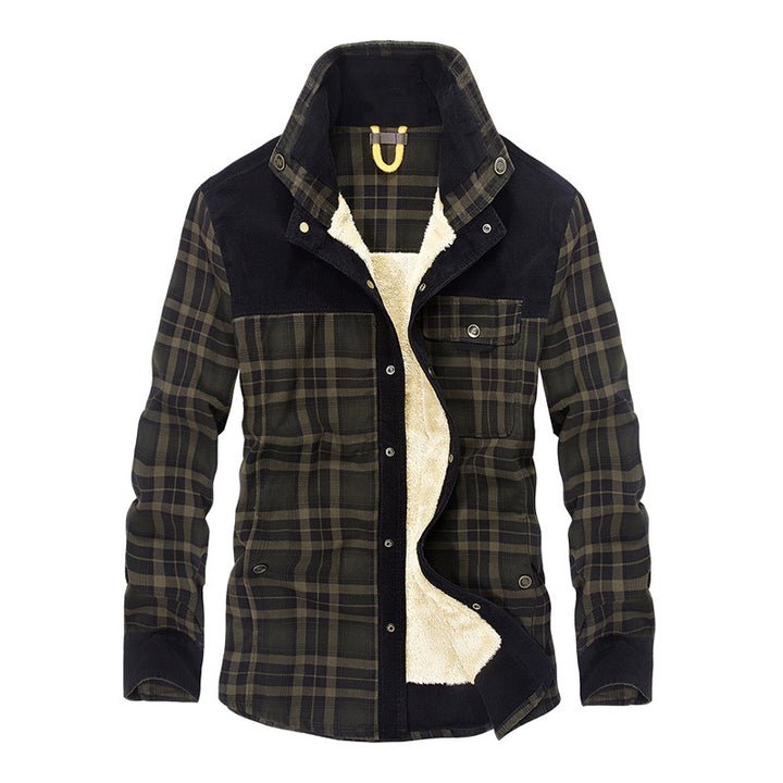 Herren Wärmende und Stilvolle Flanelljacke Drune