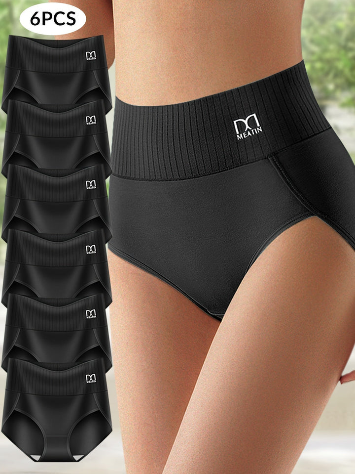 Drune | Pack High Waist Bauchweg Slips Bequem, Atmungsaktiv Und Figurbetonend