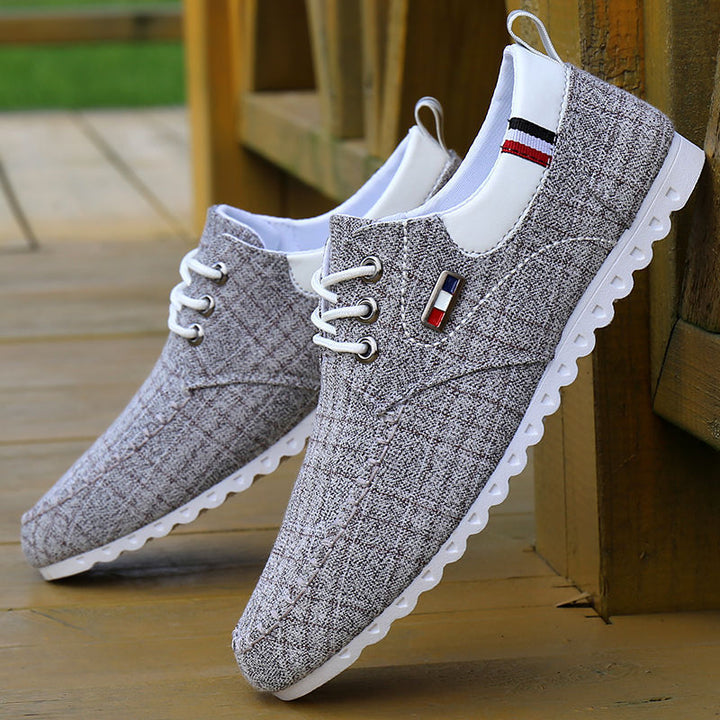 Drune | Leichte Herren Leinen Segelschuhe