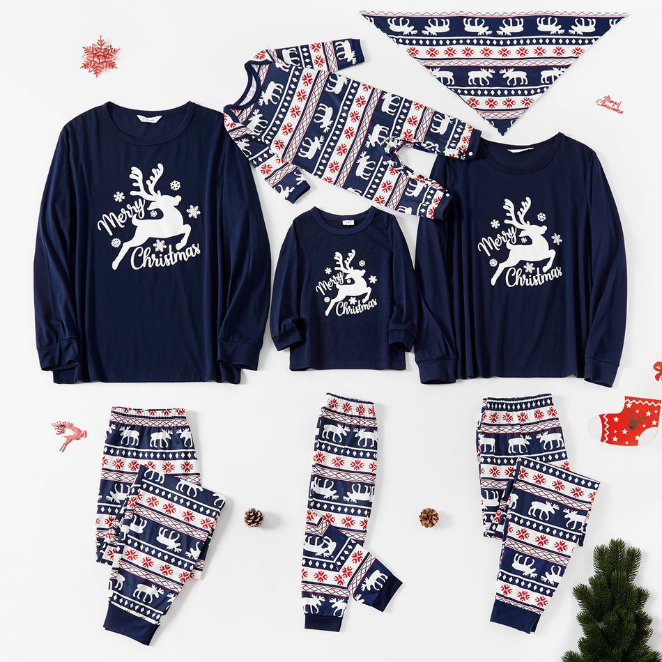 Weihnachtliches Familien-Schlafanzug-Set