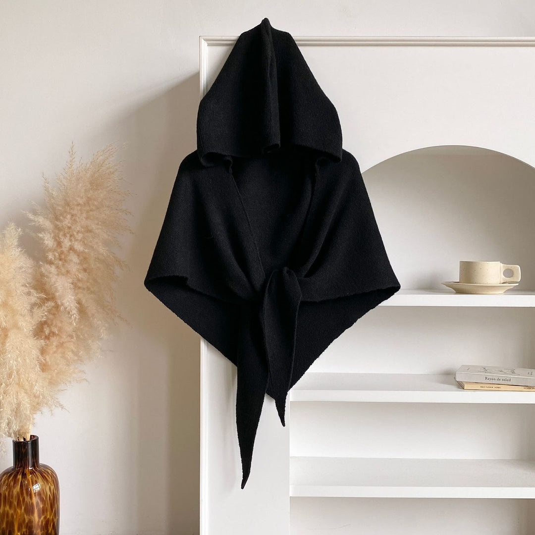 Dreieckstuch mit Wollanteil, wärmend