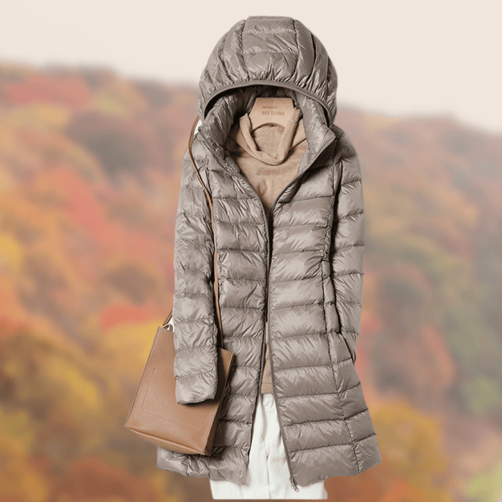 Drune | Leichte Pufferjacke mit Kapuze - Warm & Wasserabweisend - Lässige Herbst- & Winteroberbekleidung