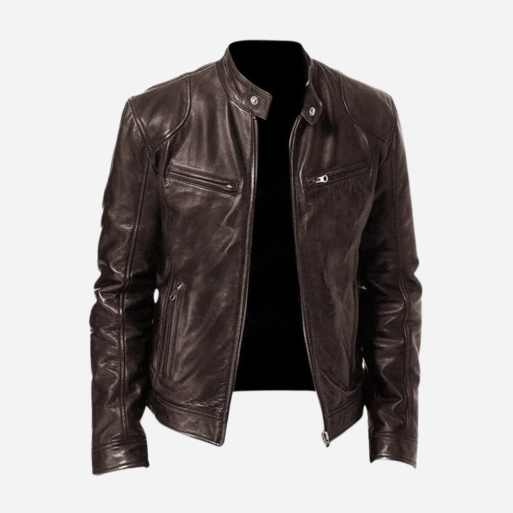 Drune | Stylische Moto-Lederjacke