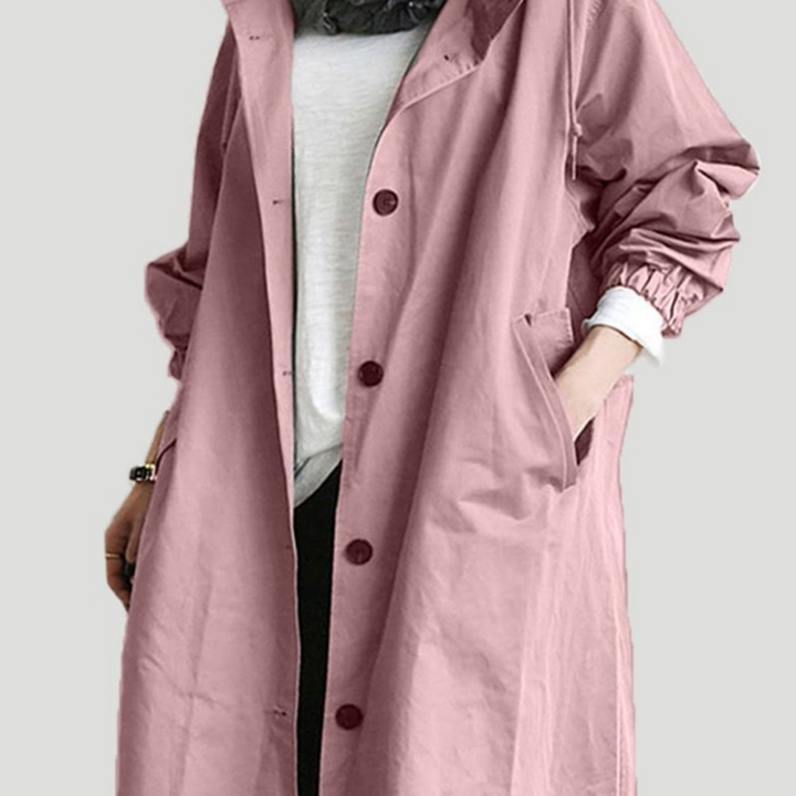 Drune | Button-Up Windbreaker - Leichter Übergrößen-Mantel - Lässige Übergangsoberbekleidung