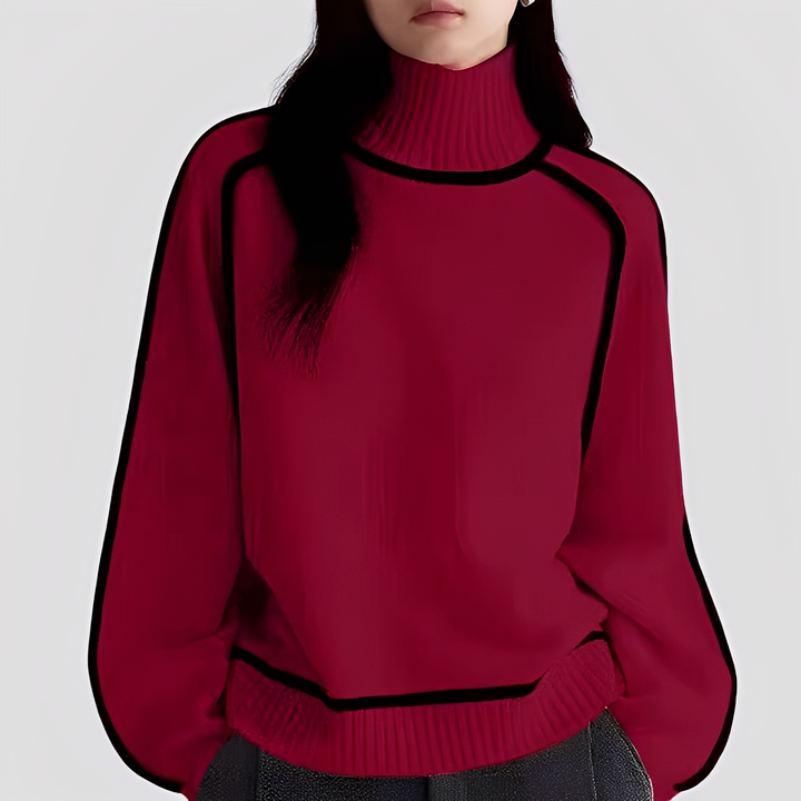Drune | Eleganter, entspannter Damen-Rollkragenpullover