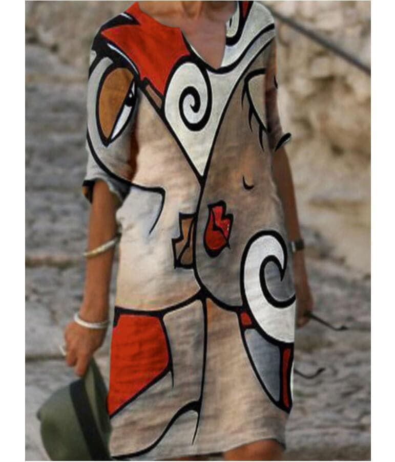 DruneHochwertige Kleider mit Designermotiven