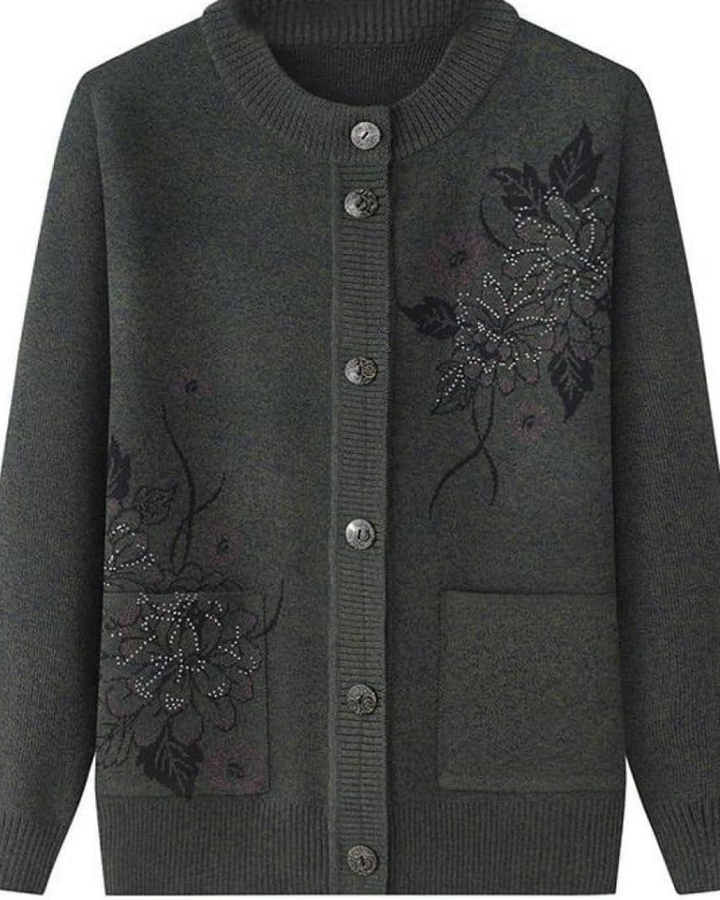 Drune | Floral Charm Strickjacke