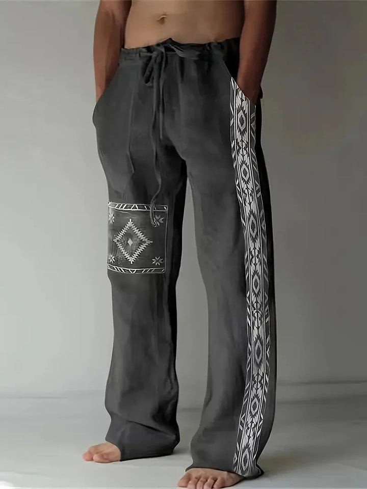 Drune | Baumwoll Leinen Hose Für Herren