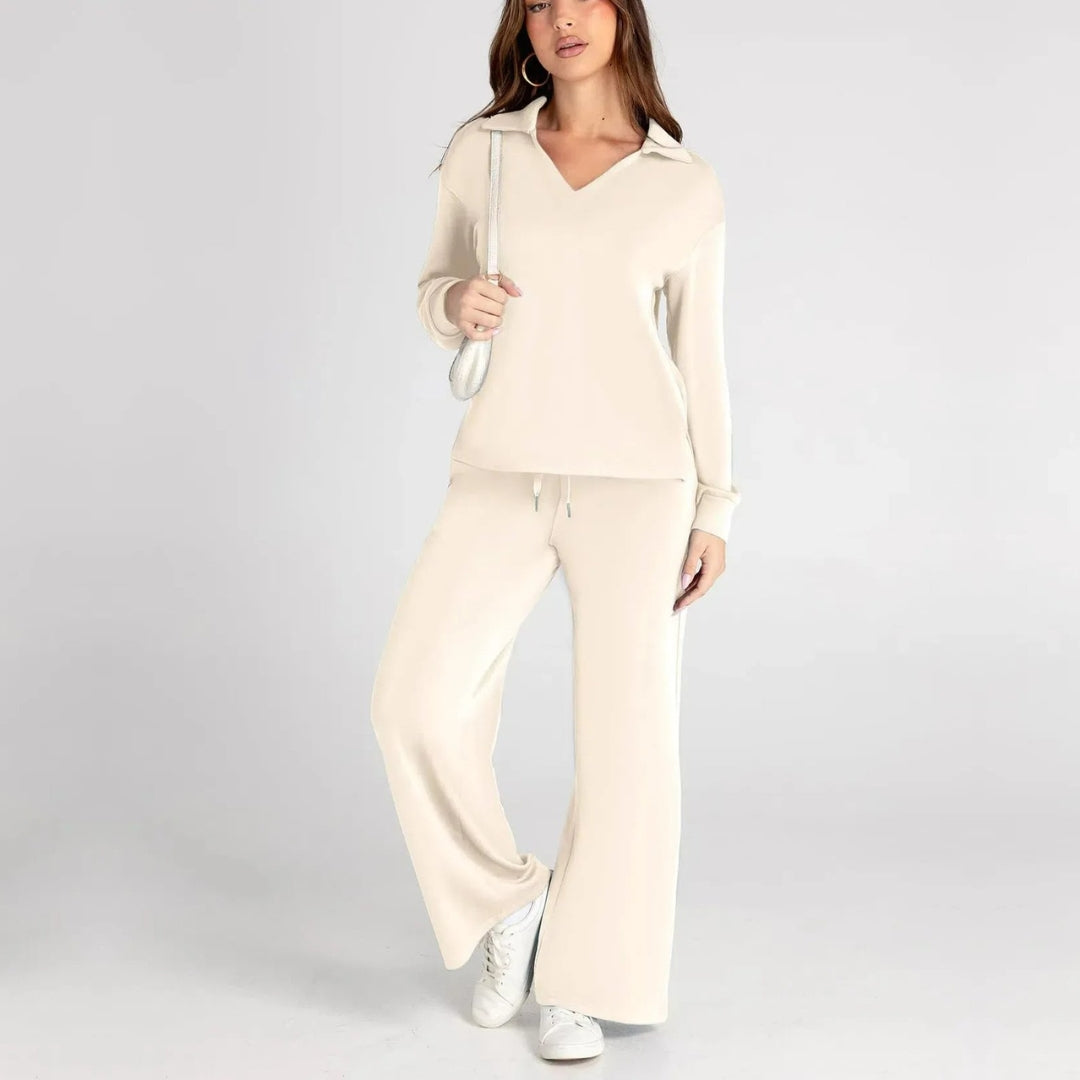 Drune | Damen Loungewear Satz mit Weiten Hosen