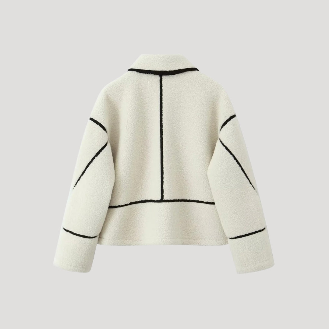 Drune | Damen Fleece Jacke Cozy Teddy Borg Stil