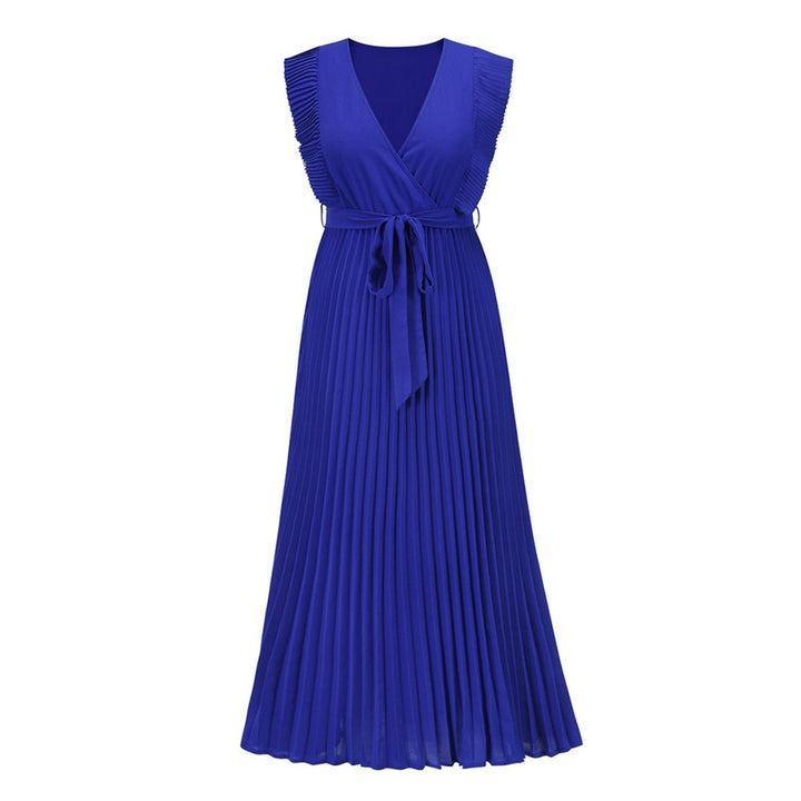 Drune | Plissee-Kleid aus Chiffon