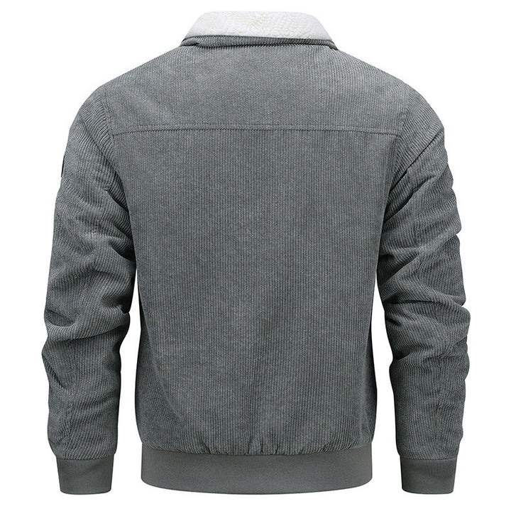 Drune | Cordjacke mit warmem Kragen für Männer