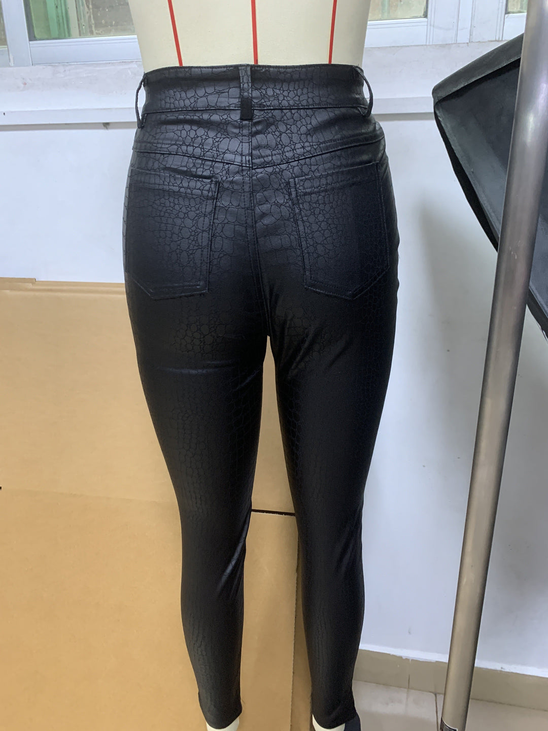 Drune | Beschichtete Skinny Jeans Mit Hoher Taille
