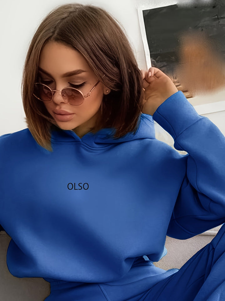 Drune | Oslo Damen Set – Zweiteiliges Set aus Kapuzenpullover und Sweatpants für lässigen Stil und maximalen Komfort.