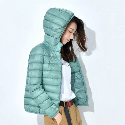 Damen-Steppjacke, kurz, tailliert, mit Kunstfaserfüllung