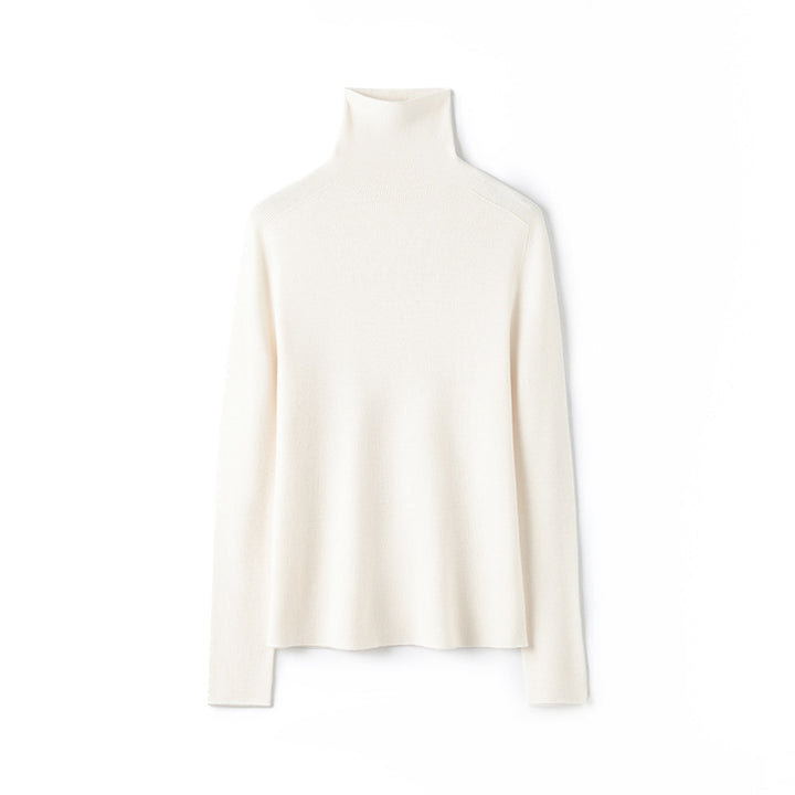Damen-Rollkragenpullover aus Merinowolle