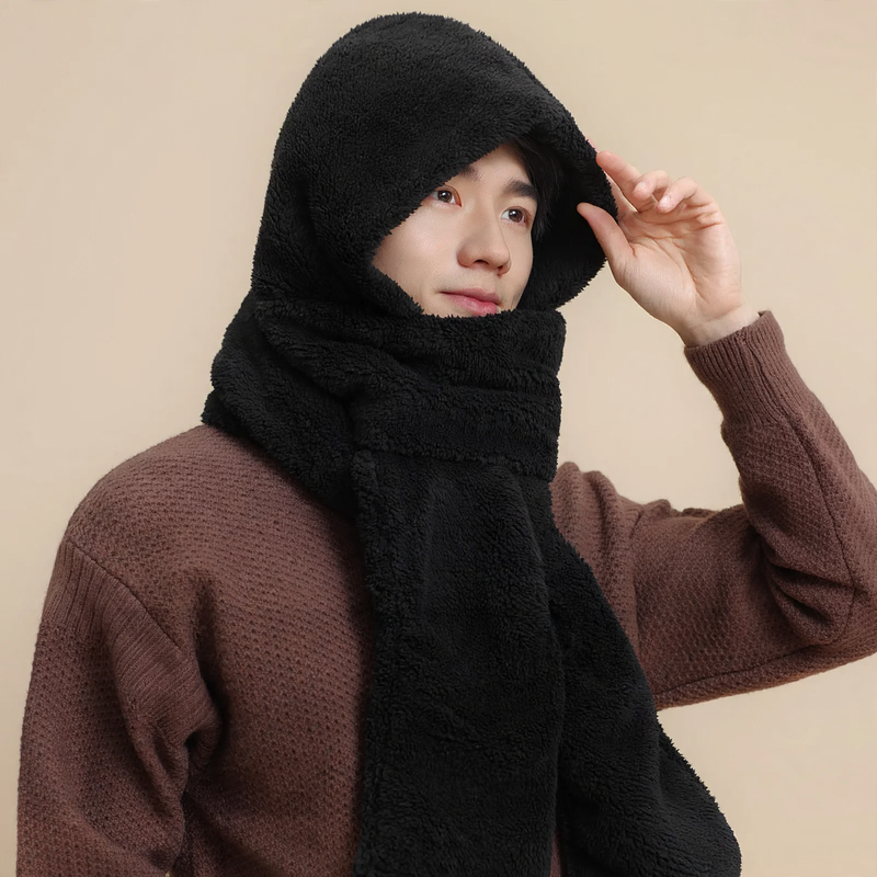 Winter-Set für Herren: Mütze, Schal und Handschuhe