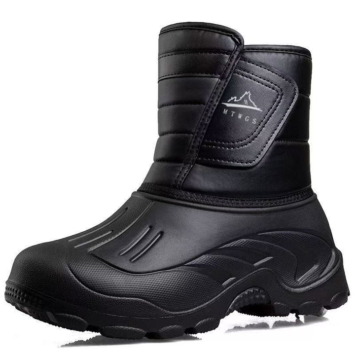 Gefütterte Herren-Winterstiefel für Outdoor-Aktivitäten