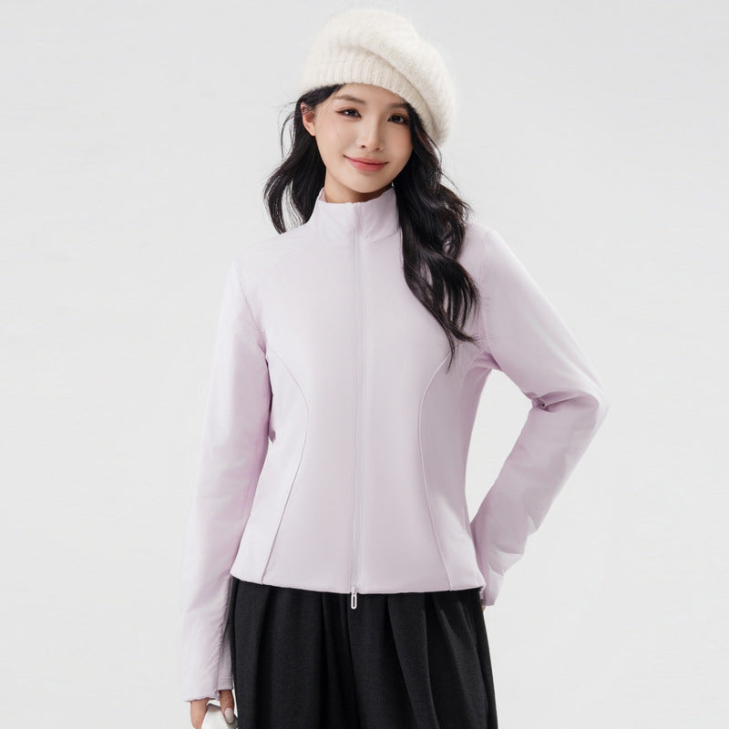 Leichte Unisex-Steppjacke mit Wollfüllung