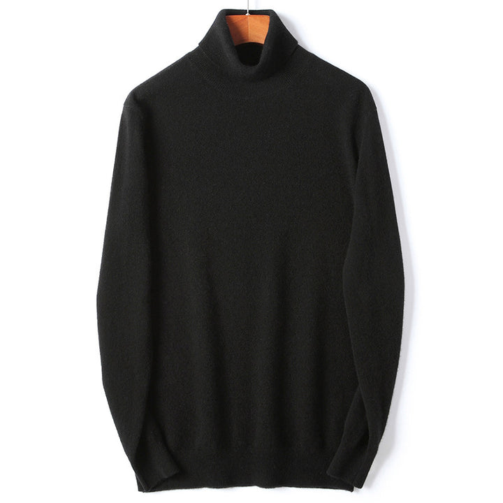 Herren-Rollkragenpullover aus Merinowolle